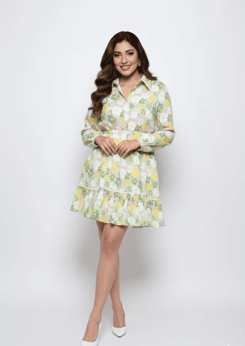 BLOOMIES SHIRT DRESS - My Store